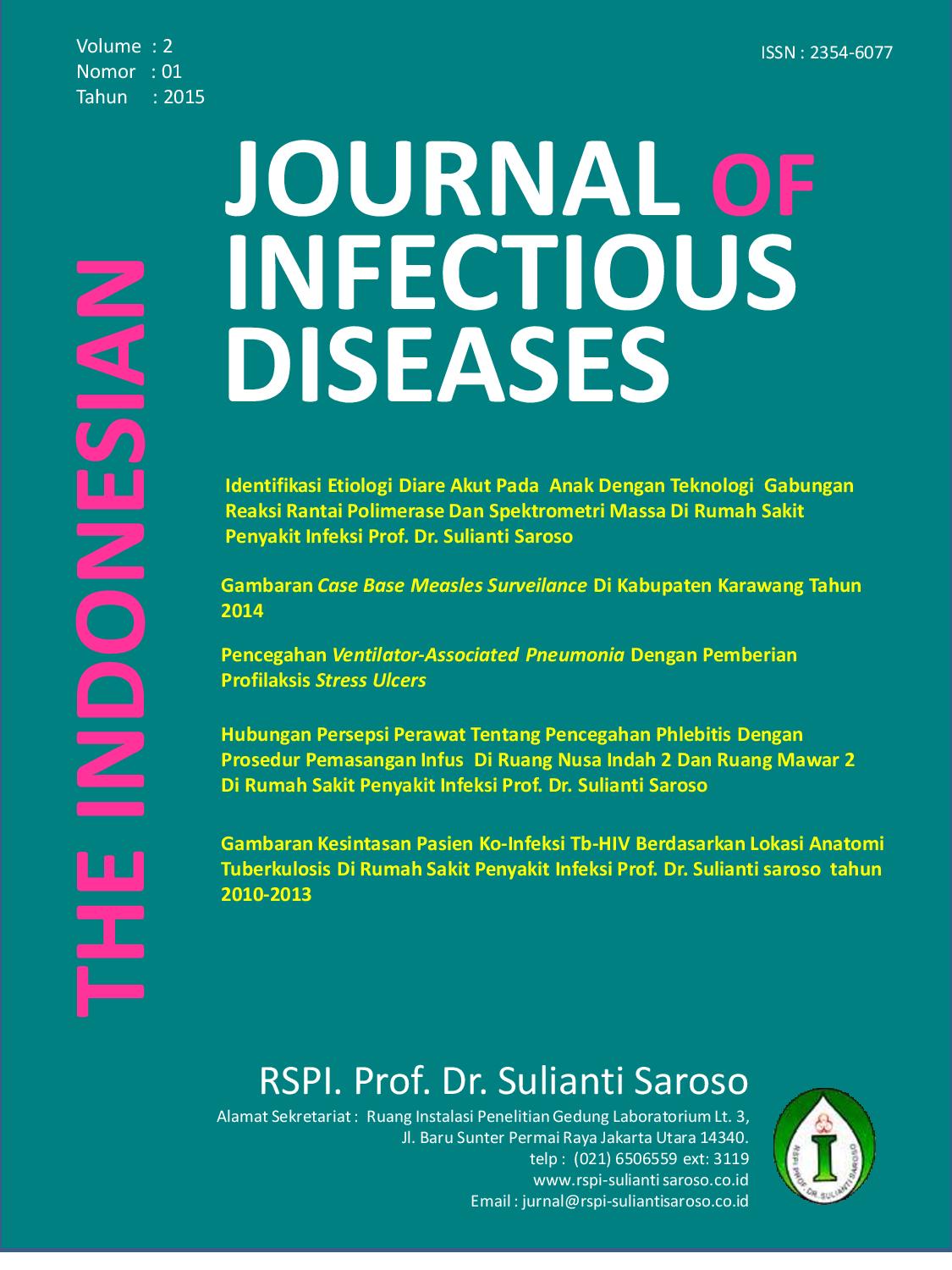 								View Vol. 2 No. 1 (2015): THE INDONESIAN JOURNAL OF INFECTIOUS DISEASES
							